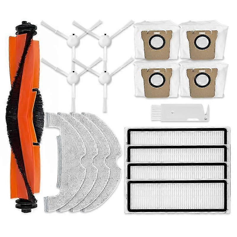 Til Xiaomi Robot Vacuum X10 Udskiftning Reservedele Tilbehør Hovedsidebørste Hepa Filter Moppe Clo