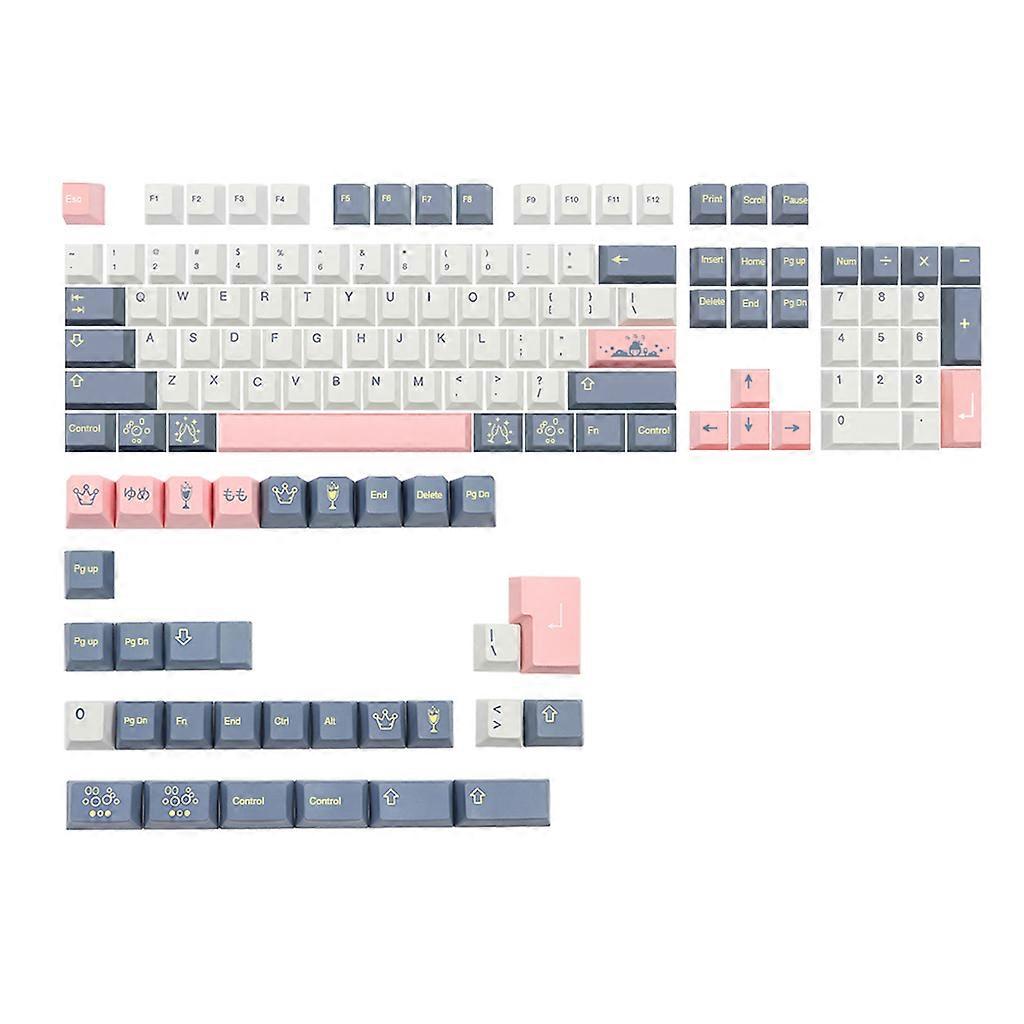 Momo Yume Keycaps Cherry Profile 135 Keys Dye-Sub Keycaps DZ60 GK61 SK61 Layout