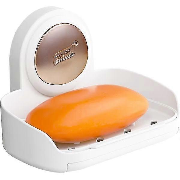 No Drilling Suction Cup Soap Cup, Wall Mounted Shower Soap Dish