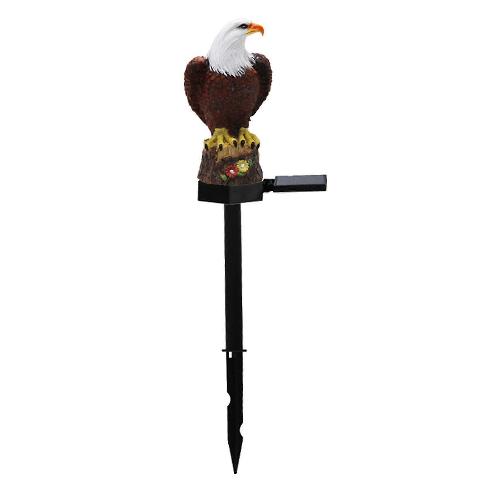 Eagle Figurine Garden Solar Stake Light Solar Eagle Lights Outdoor Decorative Light