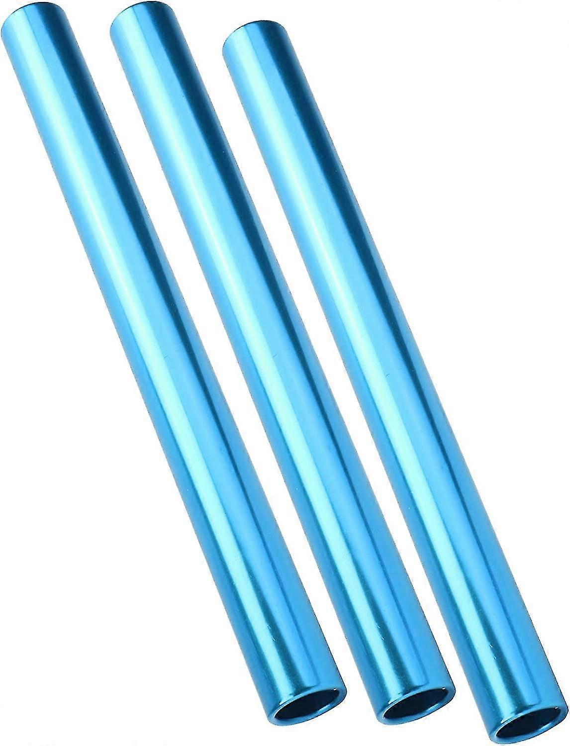 Sprint Relay Baton, Bright Color Durable Aluminum Alloy Practical Hollow Reusable Comfortable Grip Track and Field Baton for Track and Field Sprinting