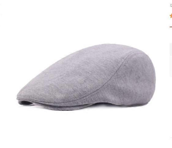 Herren Leinen Duckbill Ivy Newsboy Hut Scally Flat Cap, navy