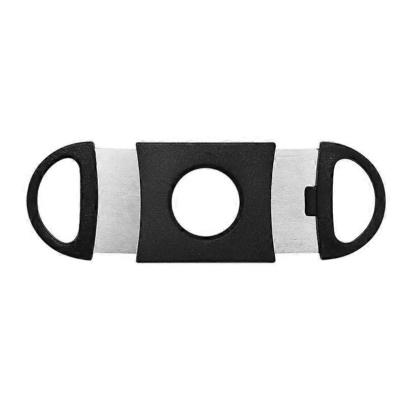 Portable Cigar Scissors Black Double Edge Stainless Steel Cigar Scissors MINI Cigar Cutter