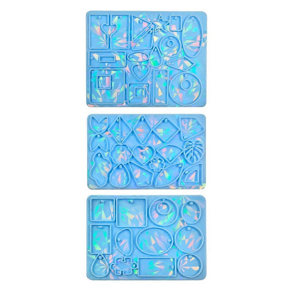 Irregular Geometric Silicone Molds DIY Handmade Crafts Holographic Resin Molds