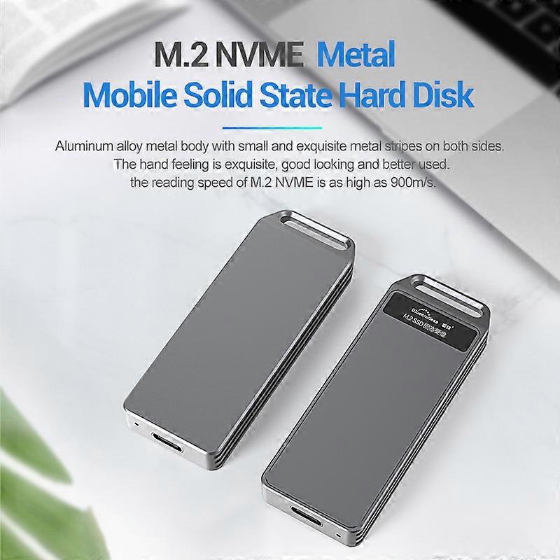 Blueendless Portable SSD m.2 Enclosure Support  pcie NVME/NGFF with M Key/B&M Key SSD Type C 3.1 high speed Solid Disk Case