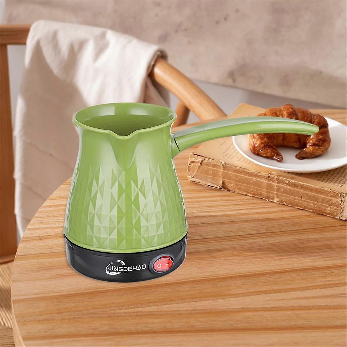 JINGDEHAO Turkish Coffee Pot Electric Hand Brewing Coffee Pot Brewing Coffee Household Small Coffee Machine EU Plug D