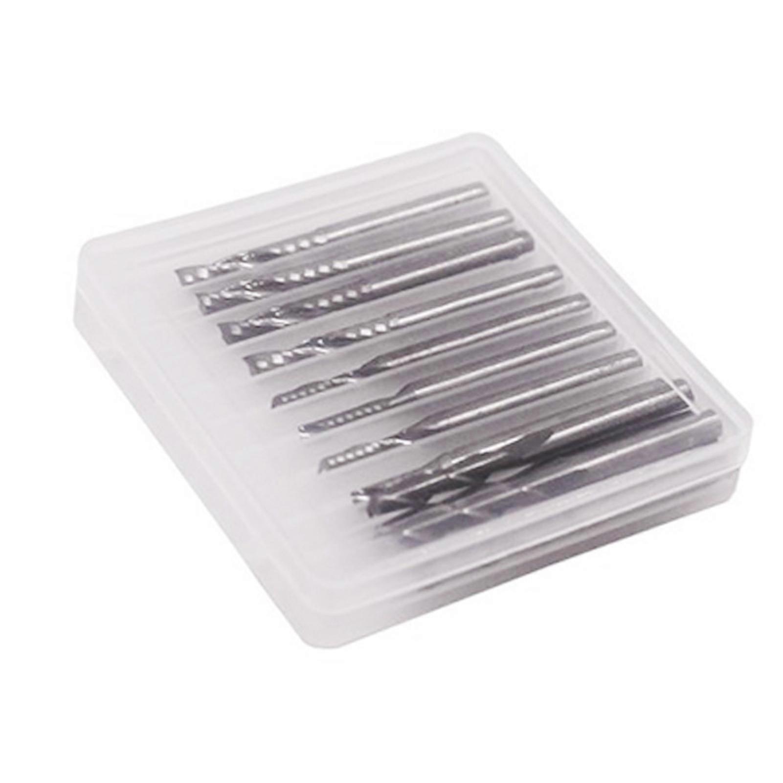 12Pcs Milling Routers Sturdy Fast Chips Removal Burr-free Assorted Router Bits for Electric Drills JIKAIX