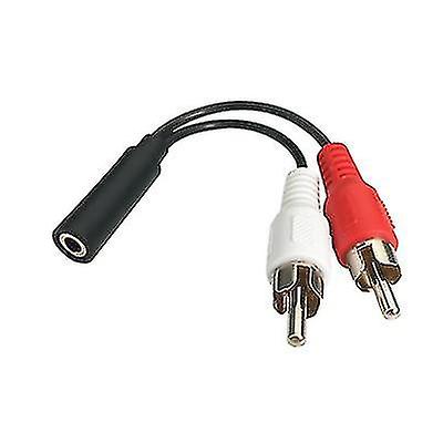 Stereo Audio/video Adapter, 3.5mm To 2rca Cable (10cm)