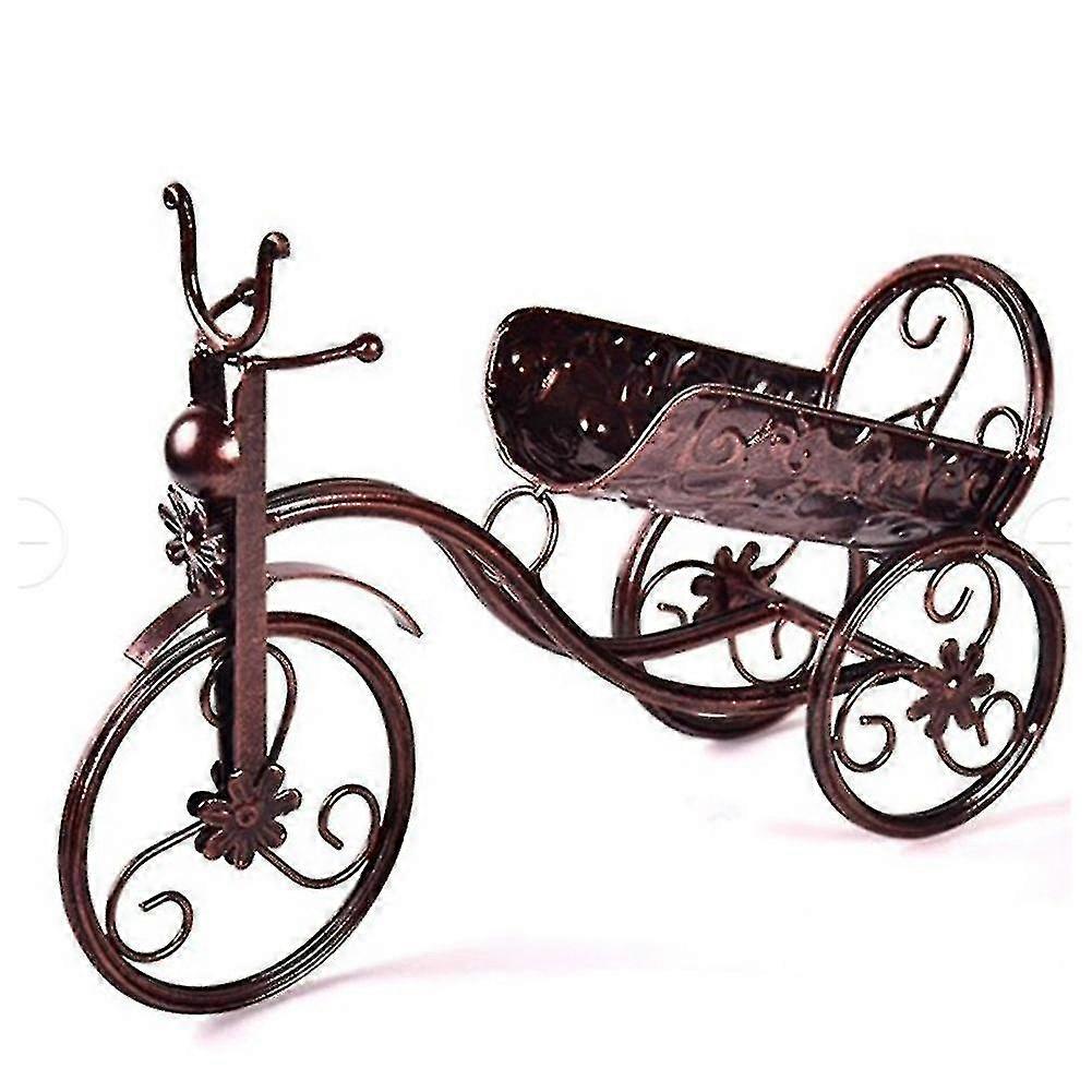 Wall Mounted Wine Bar Holder Organizer Storage Shelf Bicycles Red