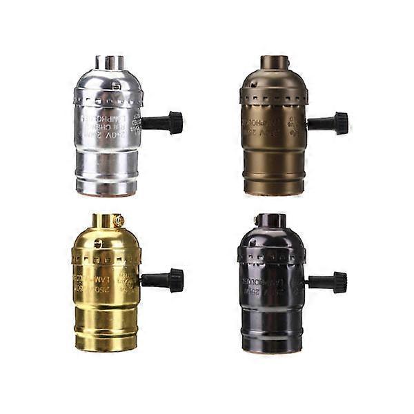 E27 Socket Edison Retro Pendant Lamp Holder Without Wire 110-220v