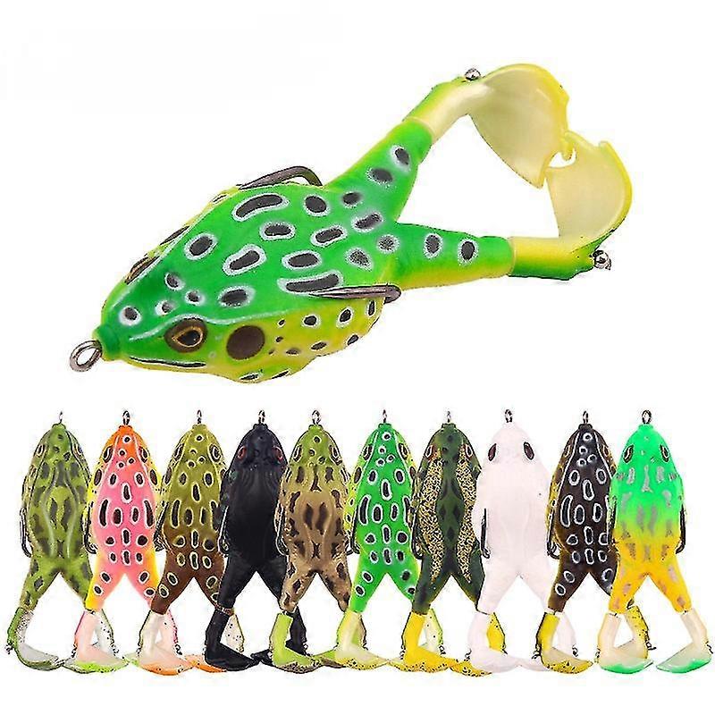 Roadrunner Propeller Thunderfrog Soft Lure 9cm / 13.6g Doppelhaken Falscher Köder Set