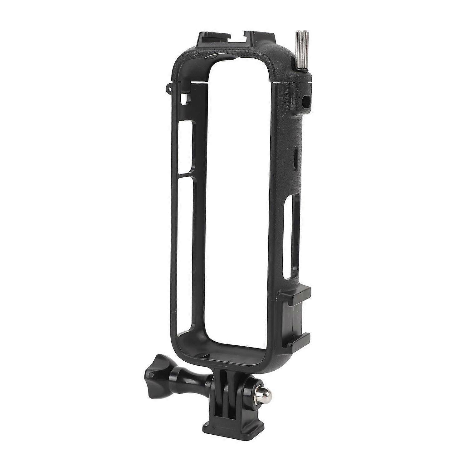 Action Camera Cage Plastic Anti Fall Camera Protective Frame with Cold Shoe Mount 1/4inch Screw Hole