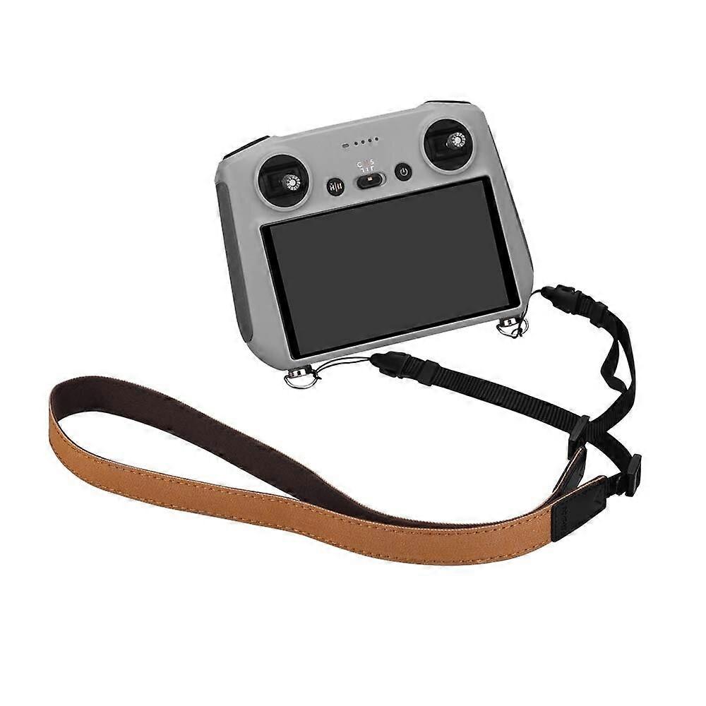 BRDRC RC Smart Remote Control Lanyard Neck Strap Adjustable brown Hanging Buckle Rope for DJI Mini 3