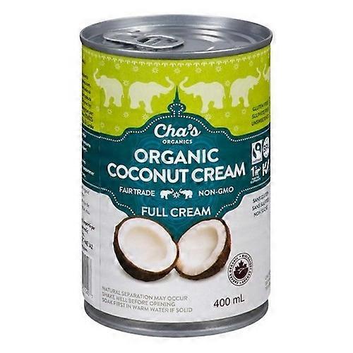 Chas Organics Organics Coconut Cream, 400 Ml (Case Of 12)