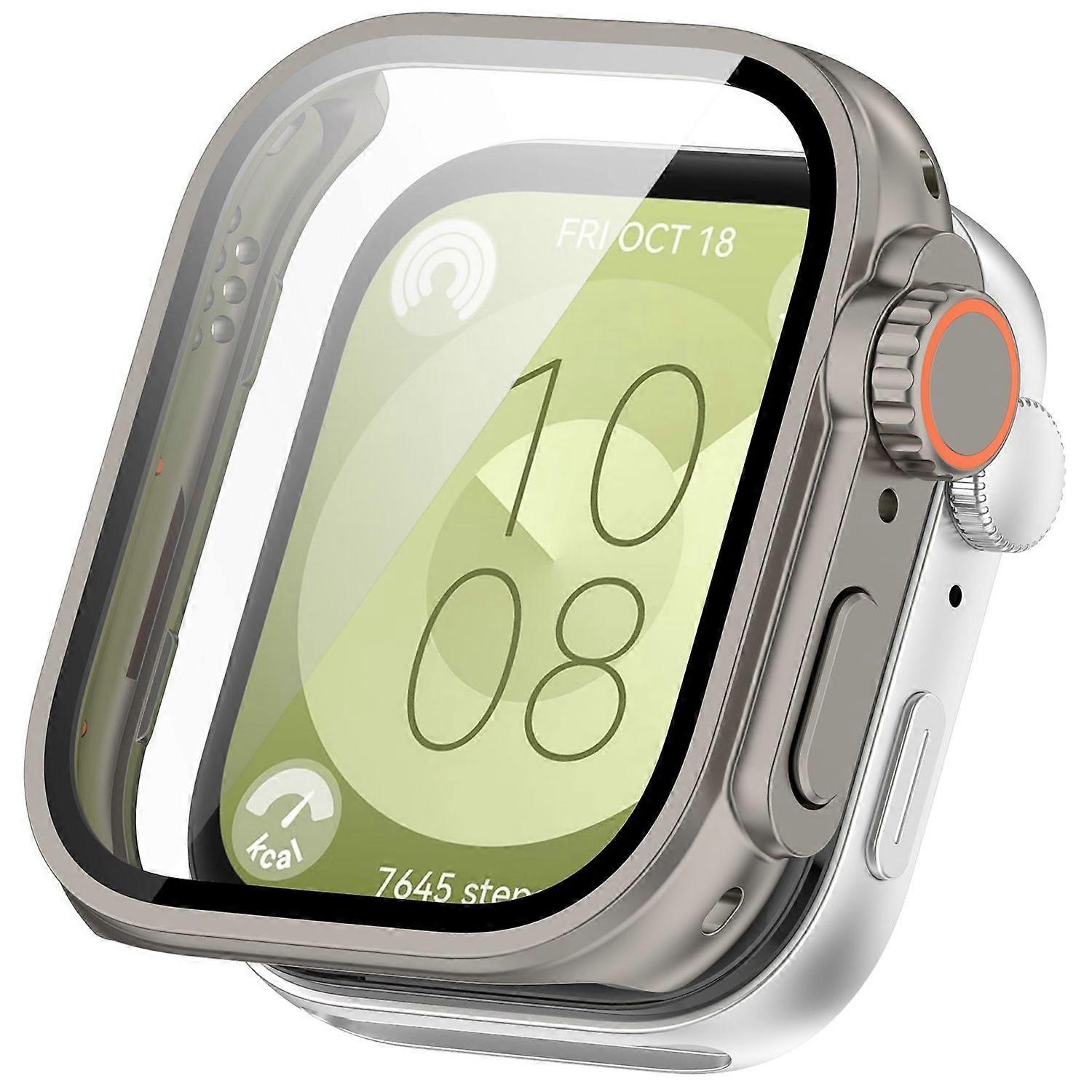 For Huawei Watch Fit 3 Protective Case Case Case Case H9 Tempered Glass Titanium