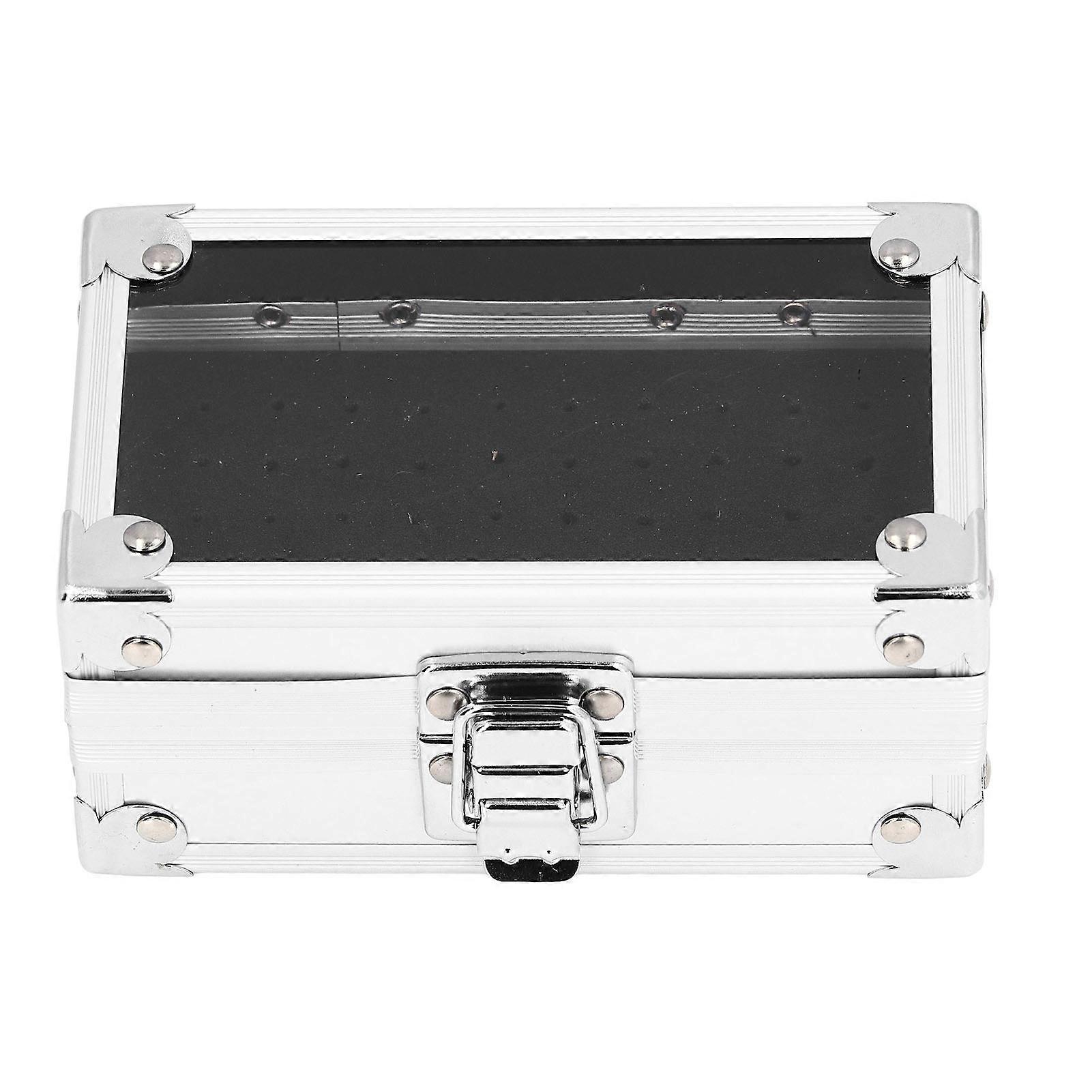 Nail Holder Dustproof Drop Resistant Multi Hole Nail Drill Bits Stand Displayer Organizer Container