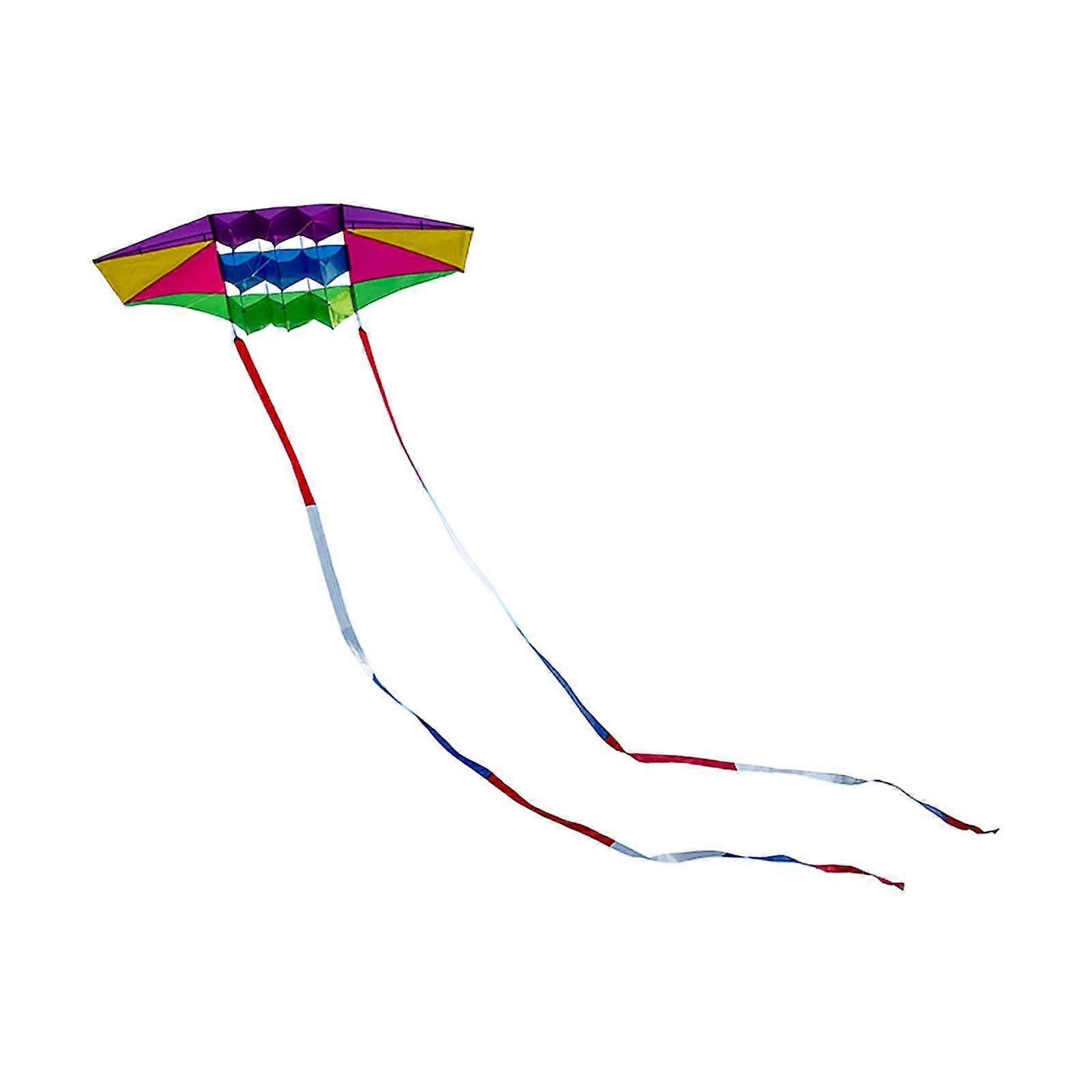 3D Kite Easy Assembly Folding Large Shorts Kite for Lawn Trip Backyard
