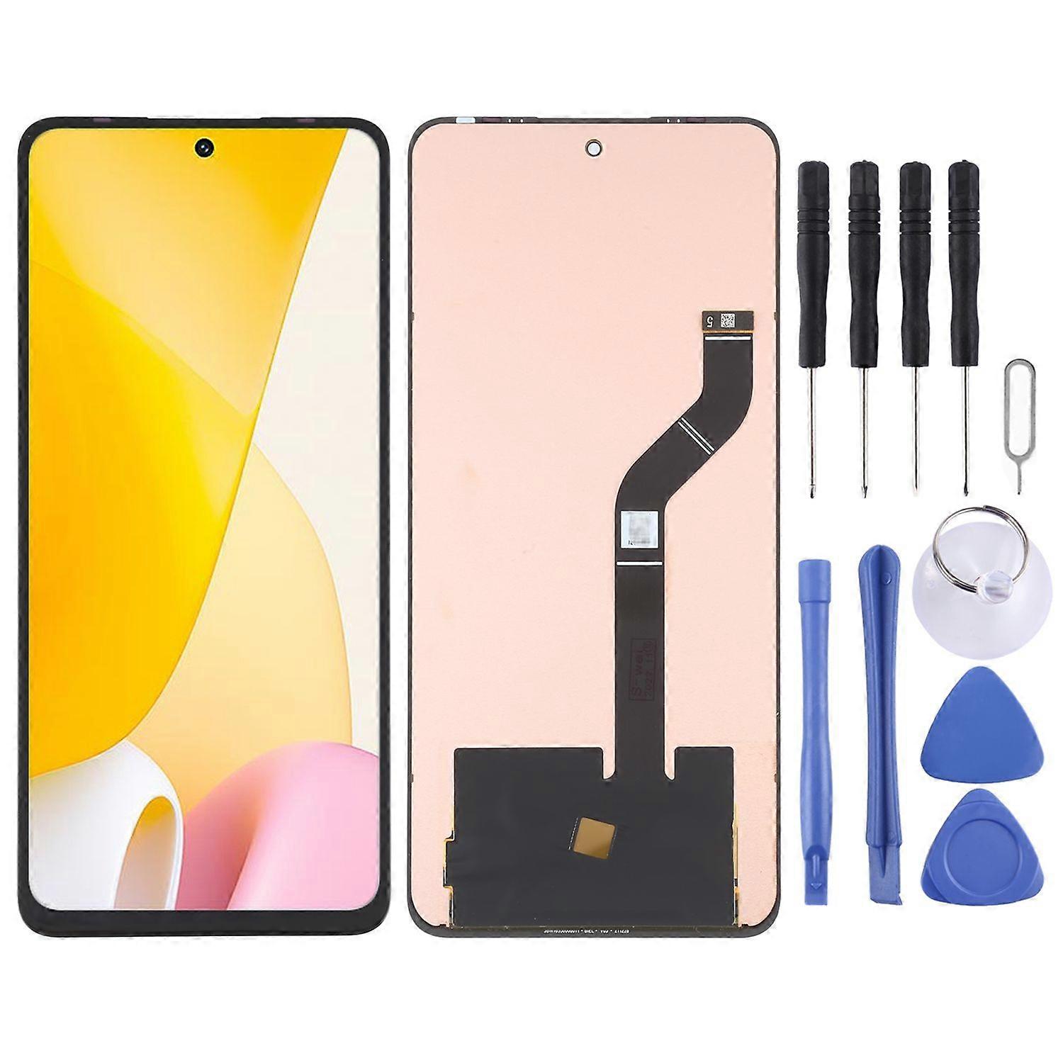 For Xiaomi 12 Lite OLED LCD Display Unit without Frame Touch Replacement Part Repair Accessory