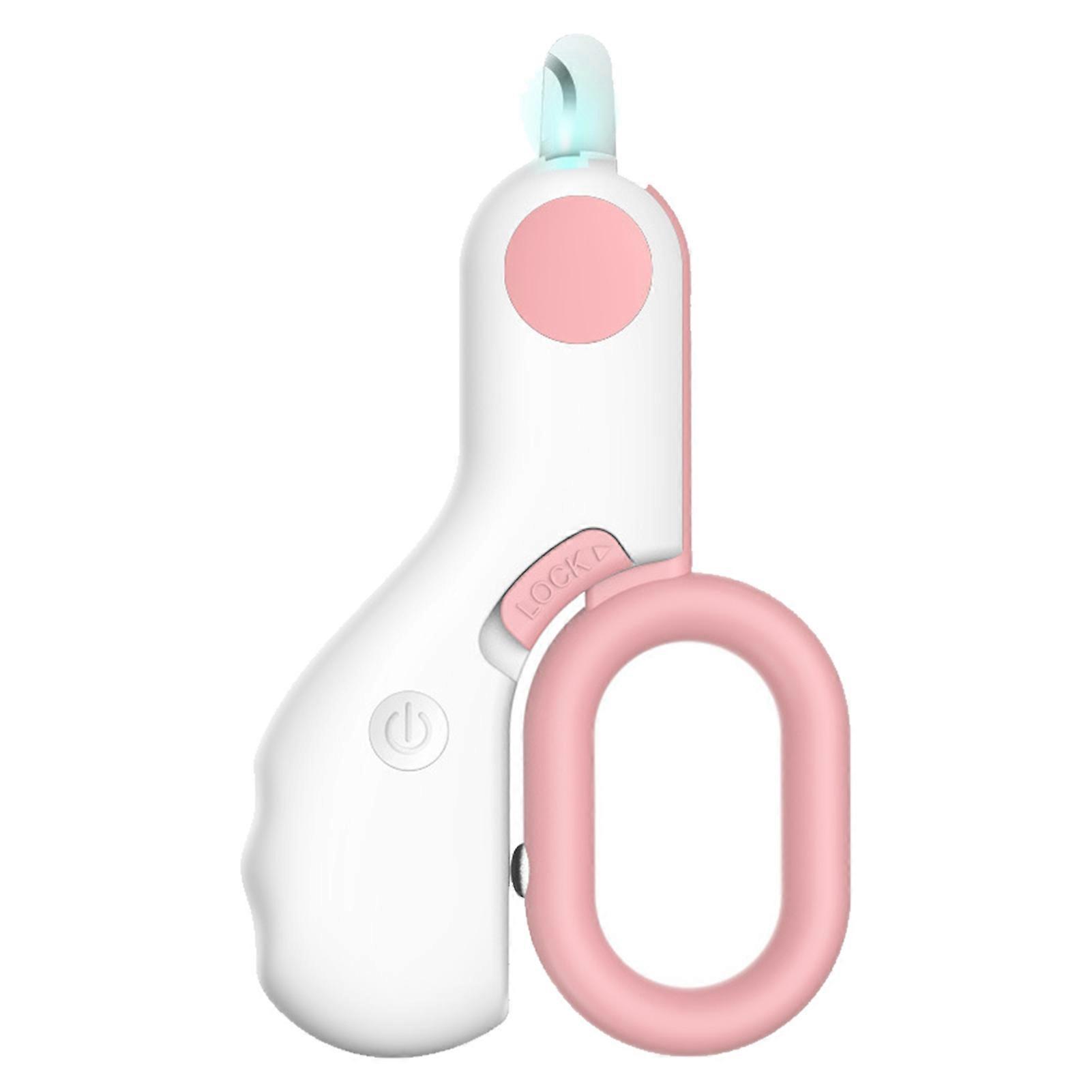 Mini Cat Nail Clipper LED Light Pet Nail Clipper Cat Claw Care Kit with File for Cat Puppy Kitten Rabbit