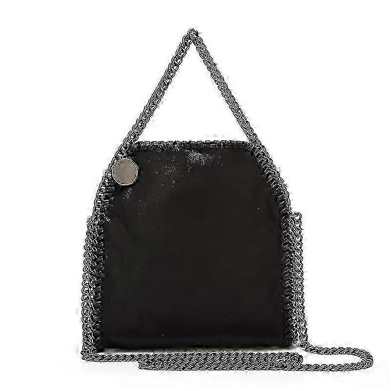 Damväskor Axelväskor Moderiktiga Axelväskor Kedjeväskor Moderiktiga Bärbara Vävda Handväskor med Kedja