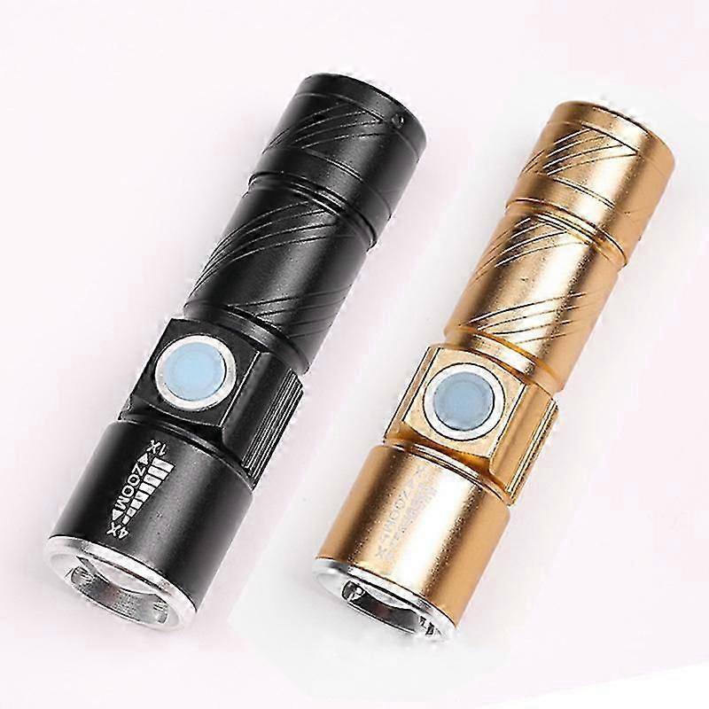 Portable USB Handy Powerful LED XP-G Q5 Flashlight Rechargeable Torch Flash Light Bike Pocket Zoomable Lamp Built in Battery 10W