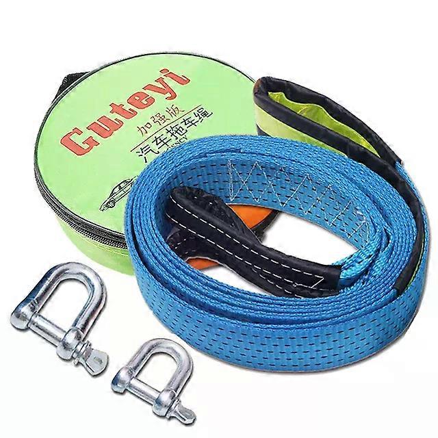 5m 8Tons Heavy Duty Car Tow Rope Auto Emergency Safety Towing Rope Cable Wire With Hooks High Strength Nylon compatible for Car Emergency MAXP