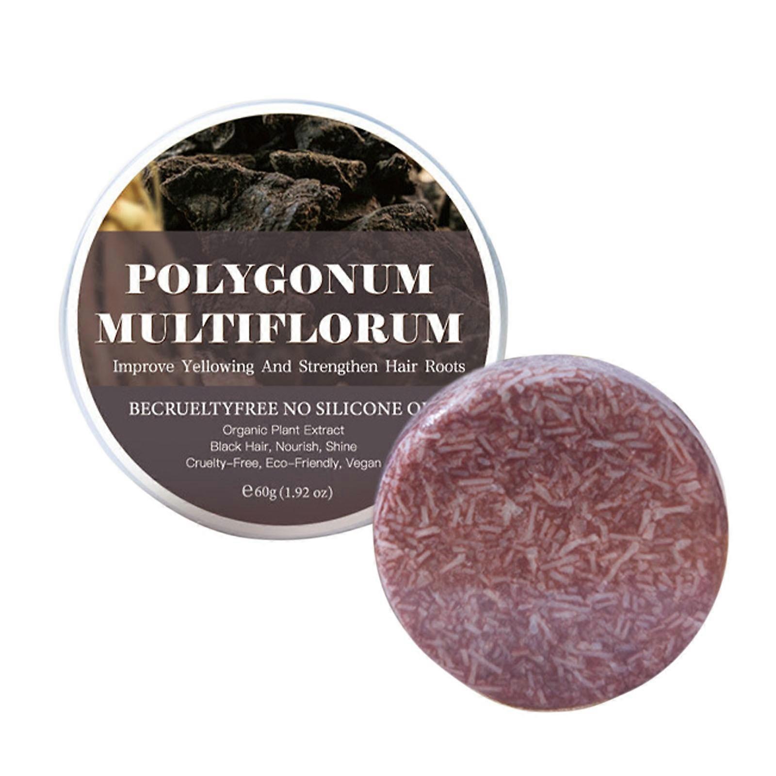 Polygonum Multiflorum Shampoo Šampon Šampon Péče o vlasy Čistý šampon Dort Mýdlo na ruce Blackss Vlasy Aromaterapie