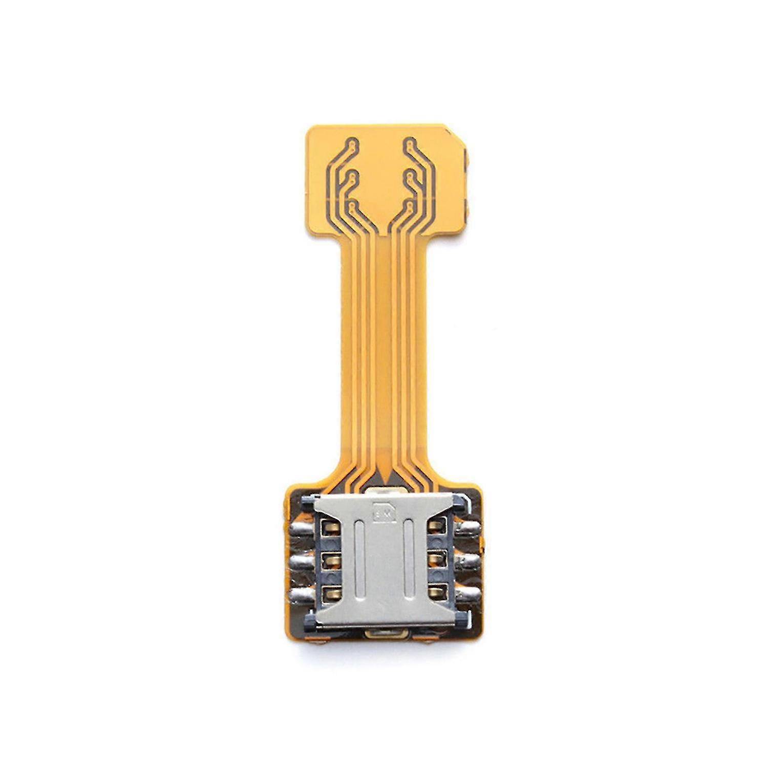 TF Hybrid Sim Slot Dual SIM Card Adapter Micro SD Extender for Android Phone