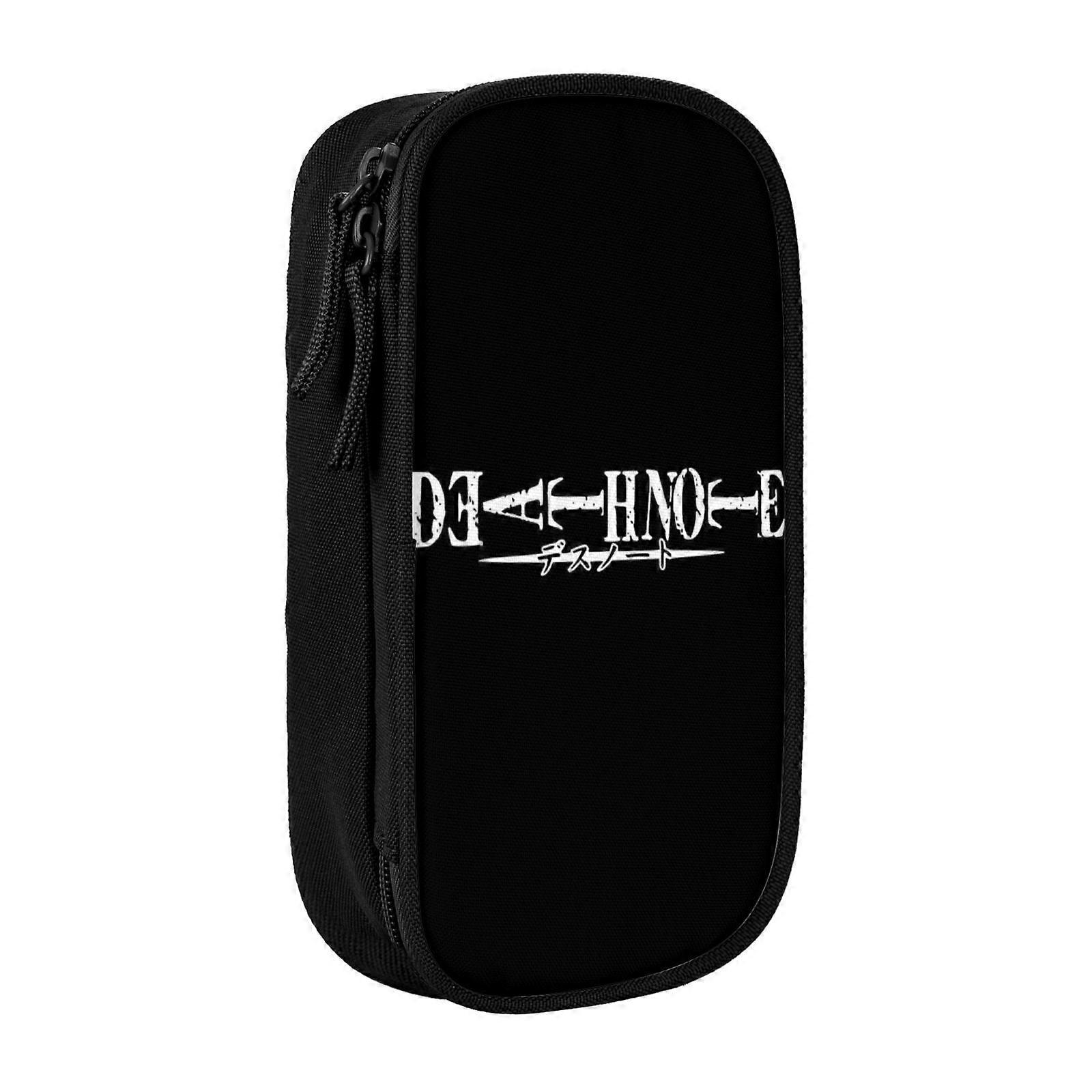 o280 مذكرة الموت مقلمة المحمولة سستة مكتب القلم حقيبة الحقيبة للمكتب المدرسي السفر gh280