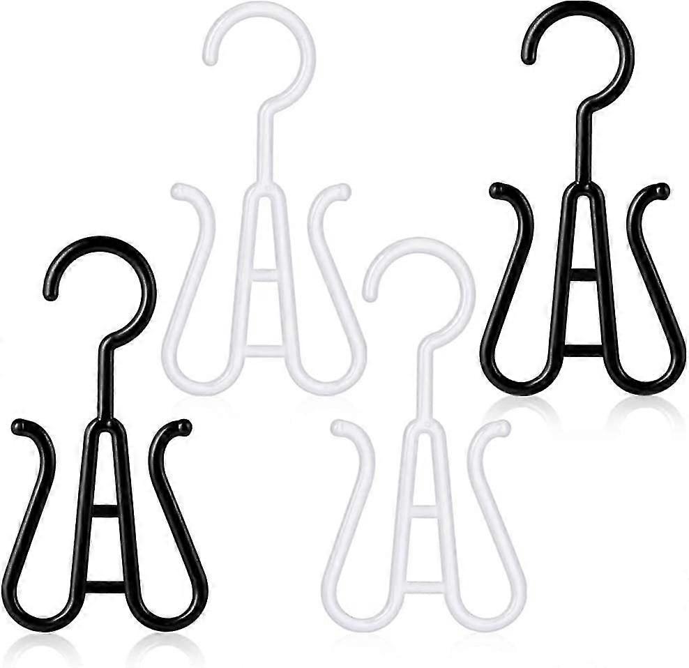 4 Pack Bike Shoe Holder-multi-function Hangers Plastic Double Shoe Hooks Storage