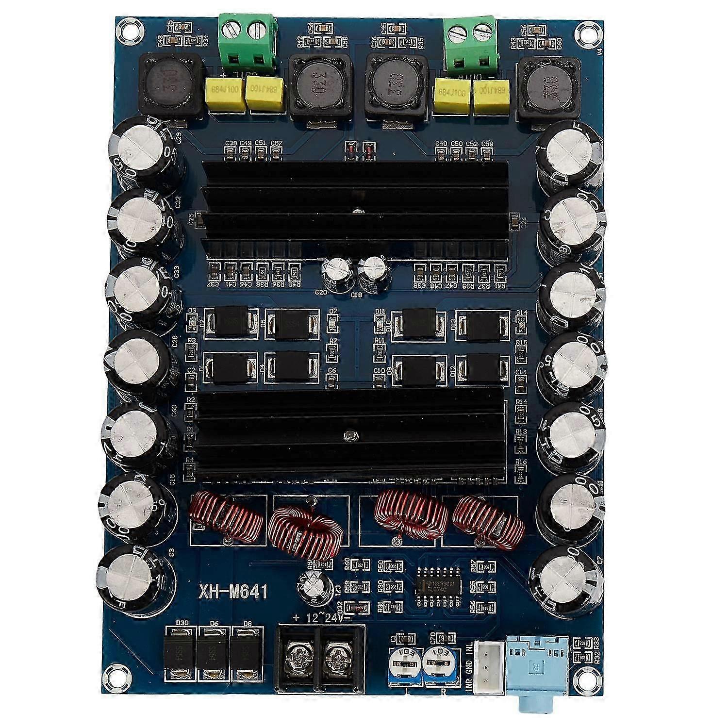 XH-M641 TPA3116D2 DC12V 24V 150W X 2 Audio Digital 2 Canale Amplificator auto cu Boost Board G2-010