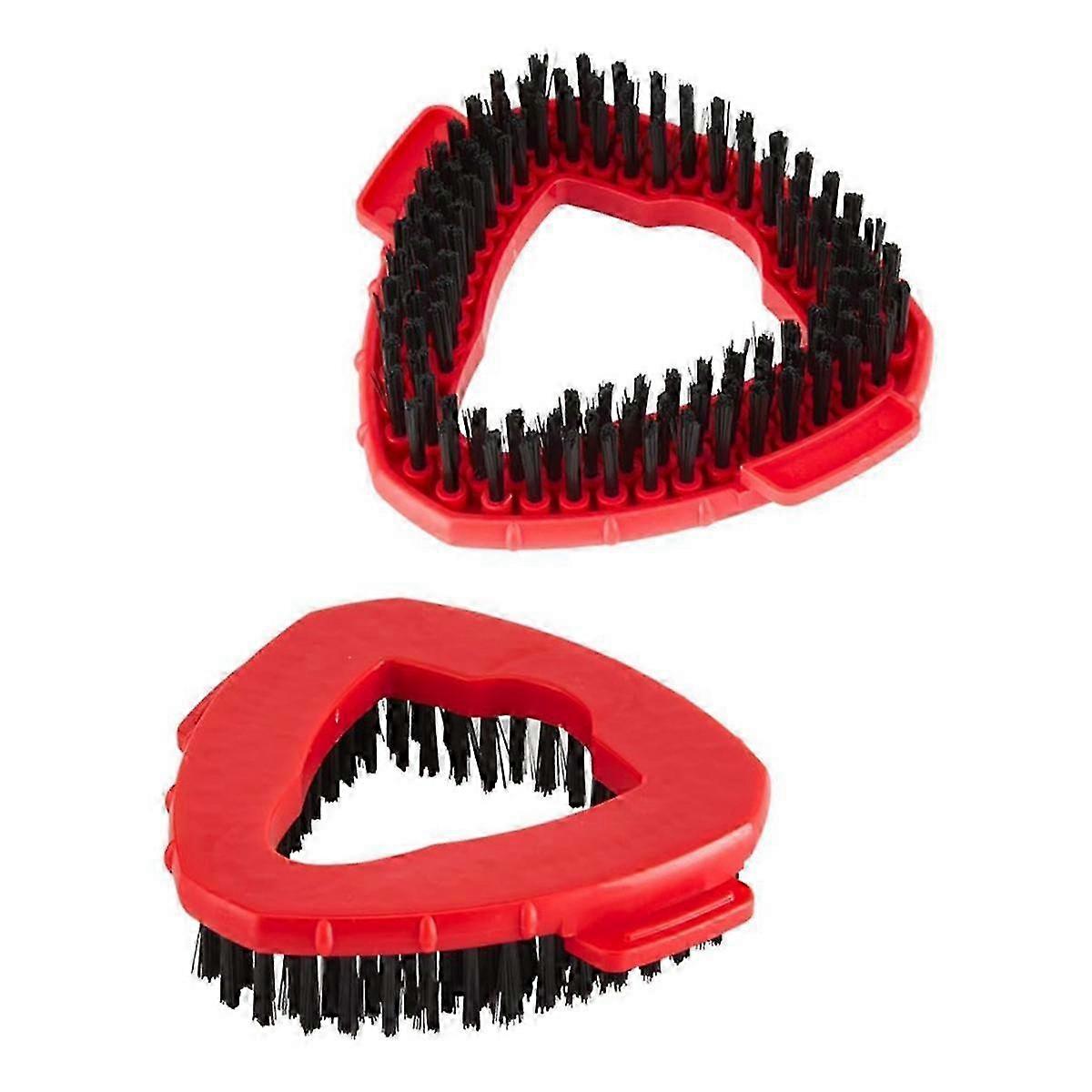 2 Pack Replacement Scrub Brush Heads for O Spin EasyWring System, Kitchen & Hard Floor Cleaning
