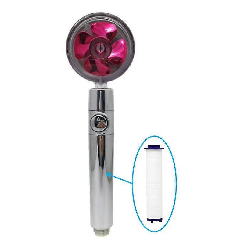 Propeller Shower Head High Pressure 360 Rotating with Fan Filter Spray Nozzle Massage Rainfall Showerhead Bathroom Accessories