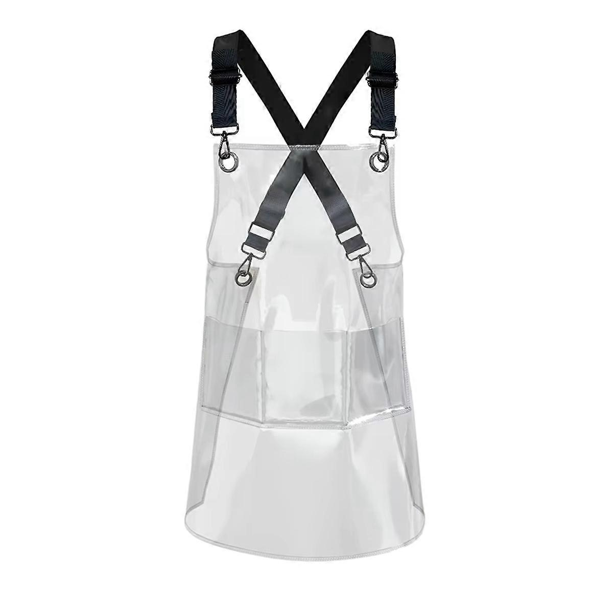 Kitchen Hair Salon Barber Apron with Pockets B