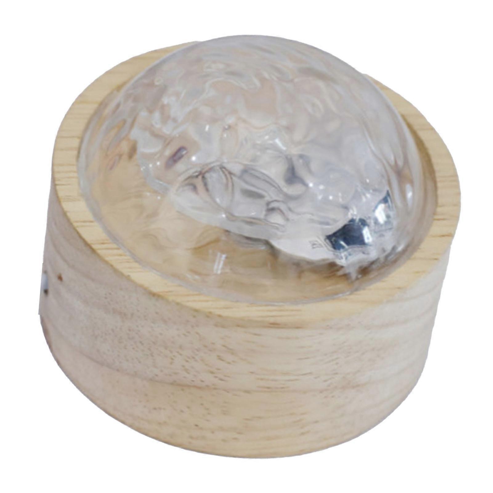 Rotating Water Ripple Ambient Light LED Multiple Brightness Modes Ambient Lamp for Home 