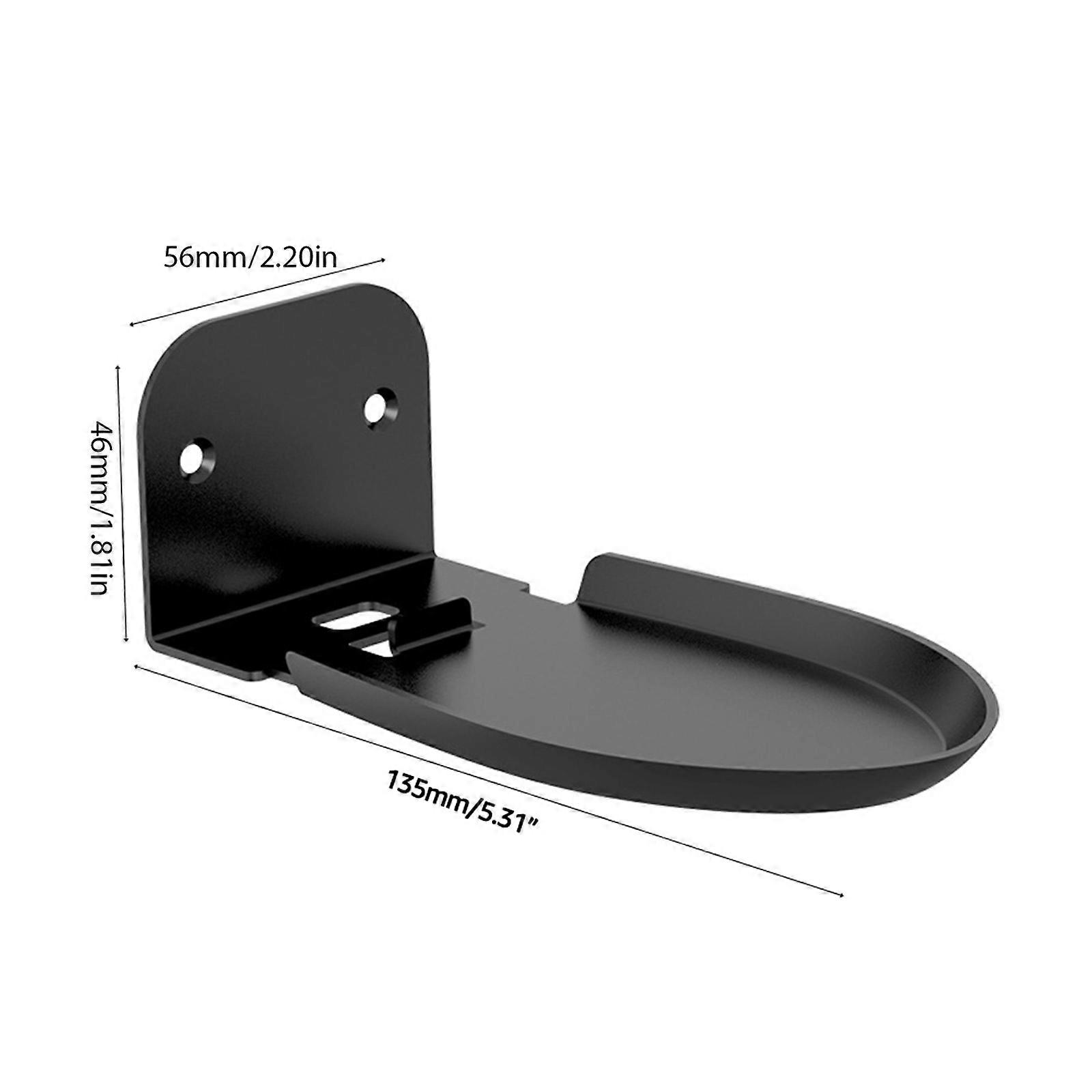 Wall Mount Game Console Stand Base Holder Gaming Controller Support Bracket with Charging Cable for Console Accessories Black