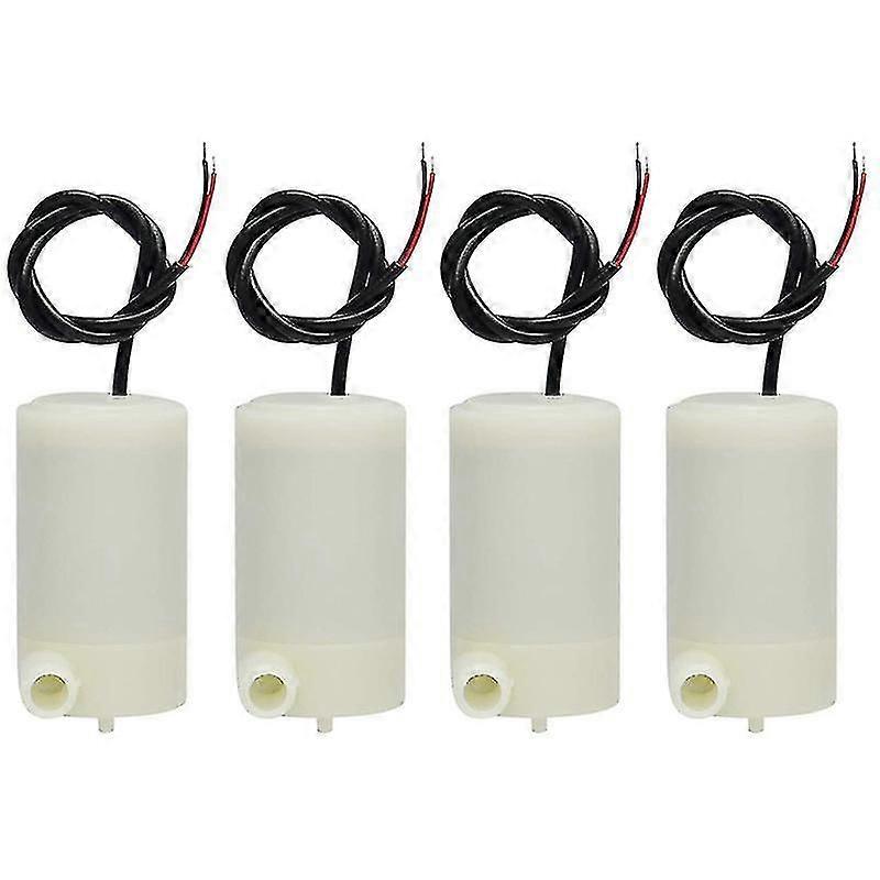 4 buc Dc 3 V 5 V -submersibile Mini pompa de apa rezervoare de pește Fountain Aquarium Set