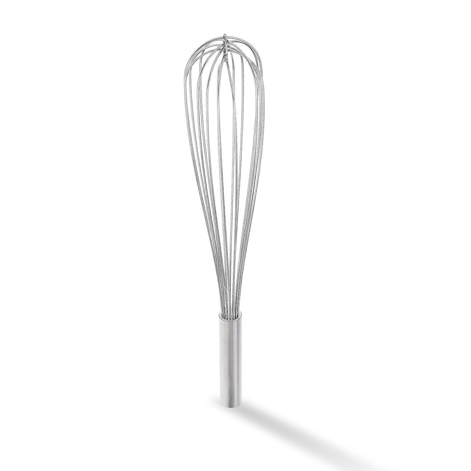 Stainless Steel Whisk 18 Inch - Durable Dishwasher-Safe Kitchen Whisk with Ergonomic Handle for Cooking and Baking