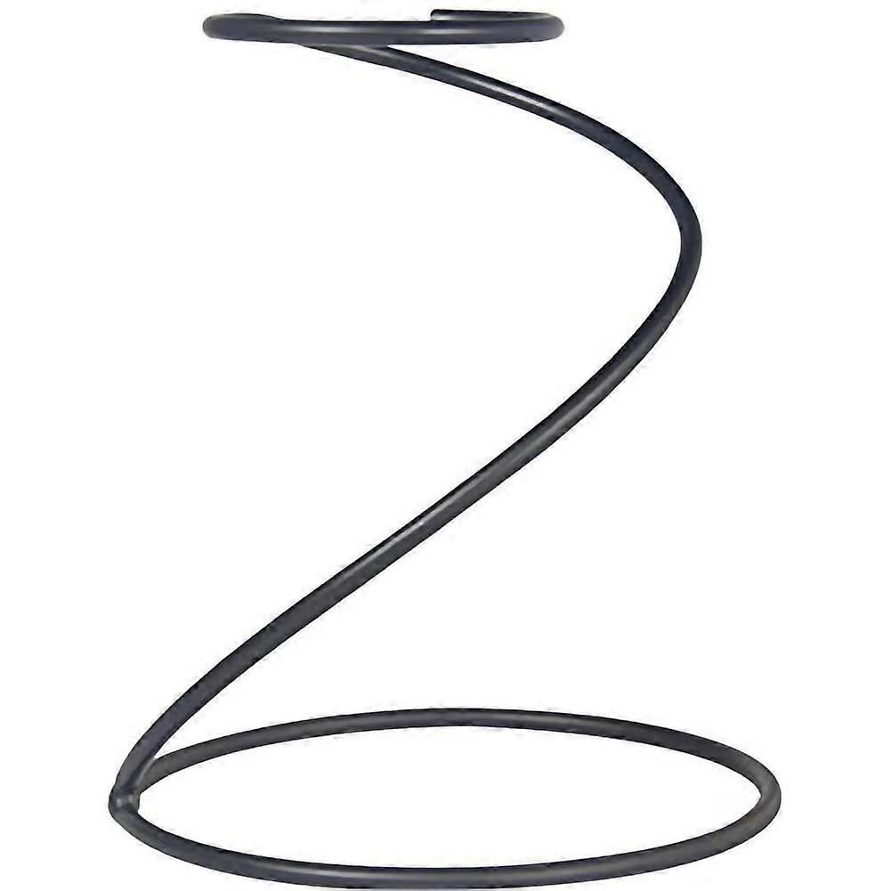 Reusable Metal Pour Over Coffee Dripper Stand Circinate Shaped Black Compatibility With Standard Drippers