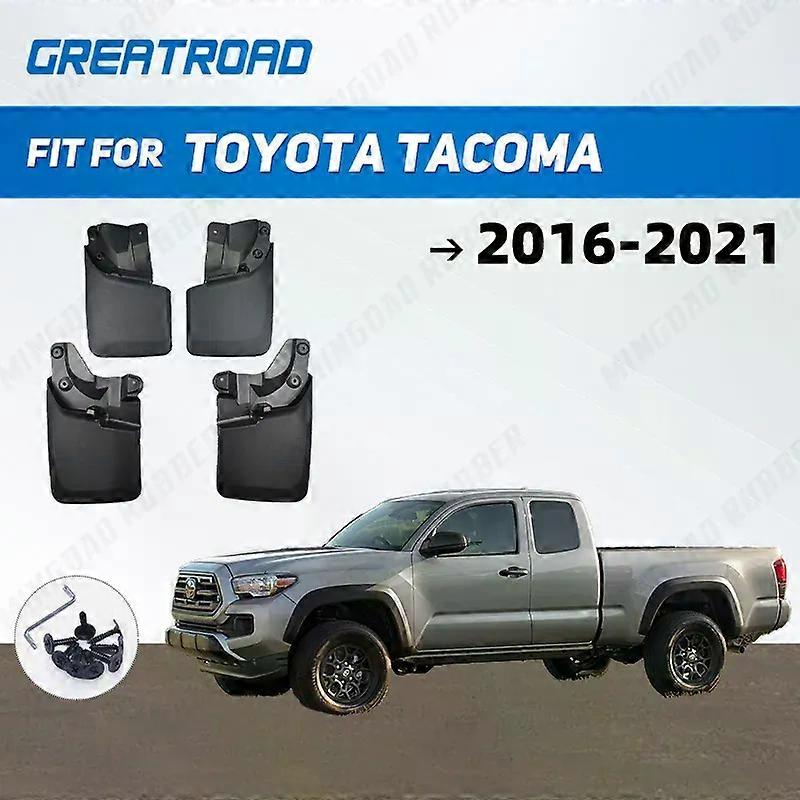Apply For Toyota Tacoma 2016-2021 2017 2018 2019 2020 Fender Mudflaps Splash Guards Mudguards Mud Flaps car Access