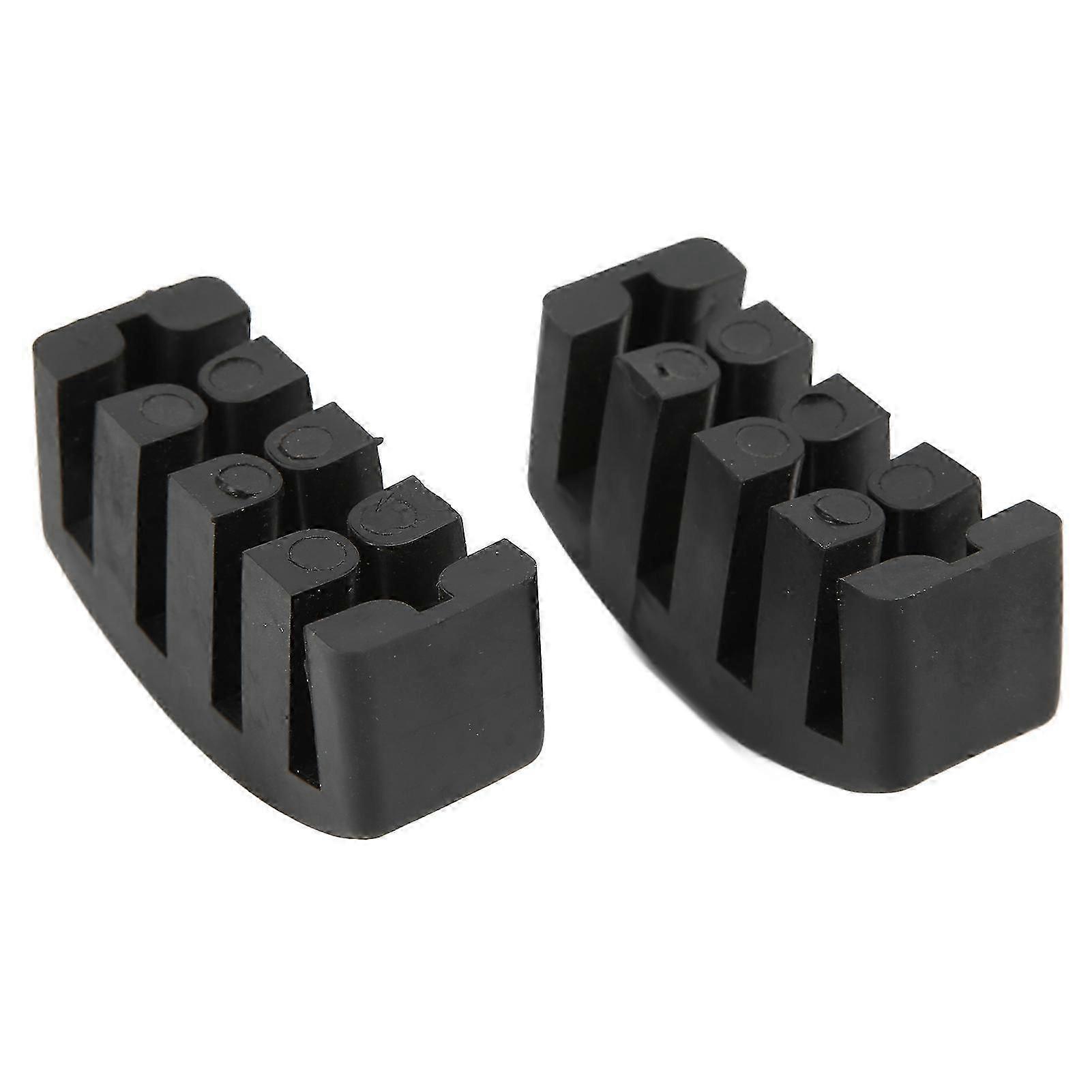 2Pcs Violin Practice Mute Rubber Black 5 Claws Violins Accessories Maintain Sound Quality