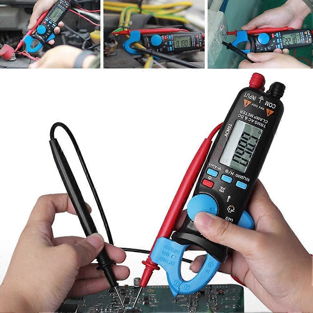 ACM91 Digital Clamp Meter AC/DC Current True RMS AutoRanging 6000 Counts Low-Impedance Voltage Tester Digital Multimeter