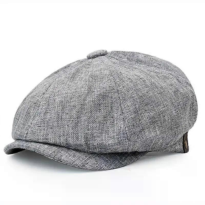 Wool Newsboy Cap Men Grey Herringbone Flat Caps Women Men British Painters Hat Soft Autumn Winter hats Octagonal Cap BLM09