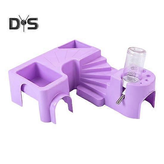 仓鼠笼小动物生活玩耍空间带水瓶无味宠物配件，适用于仓鼠、刺猬、龙猫