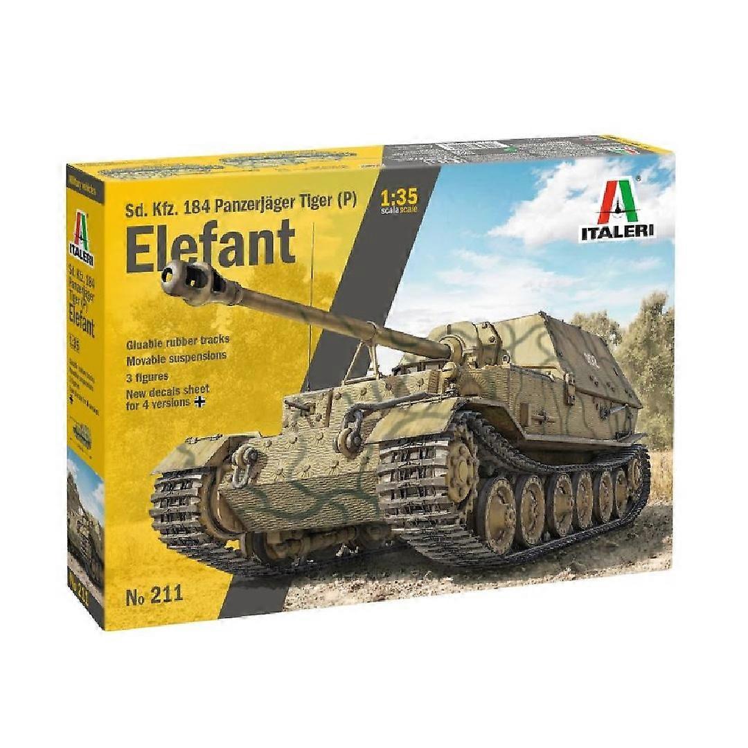 Italeri 1/35 Sd.Kfz. 184 Panzerjager Tiger Elefant Model Kit