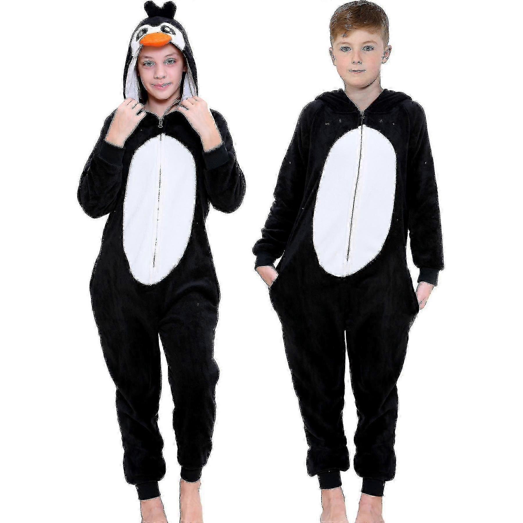 Lapset Unisex Super Soft Fleece Penguin Onesie-Good
