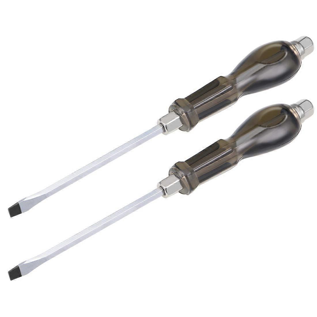 7mm Slotted Impact Screwdriver, 6Inch Keystone Demolition Driver Magnetic, 2 Pack