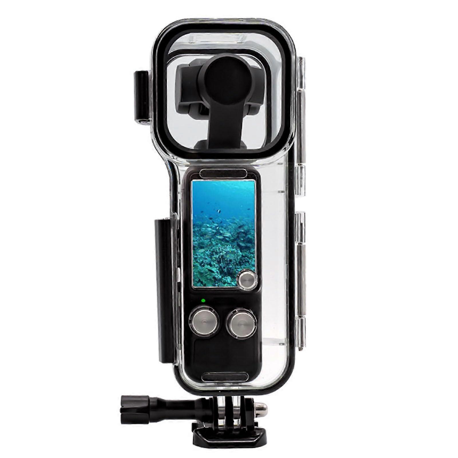 Housing for Osmo Pocket 3, 148 feet depth, waterproof underwater diving case, with mounting bracket, for diving and swimming