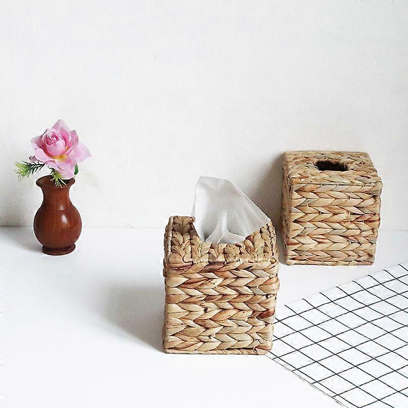boho Decorative Woven Facial Tissue Holder