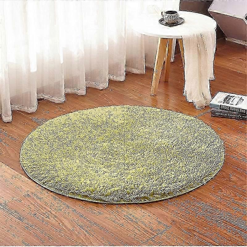 Bademåtte Skridsikker Absorberende Bruser Badeværelse Tæppe Tæppe Rundt Langt Hår